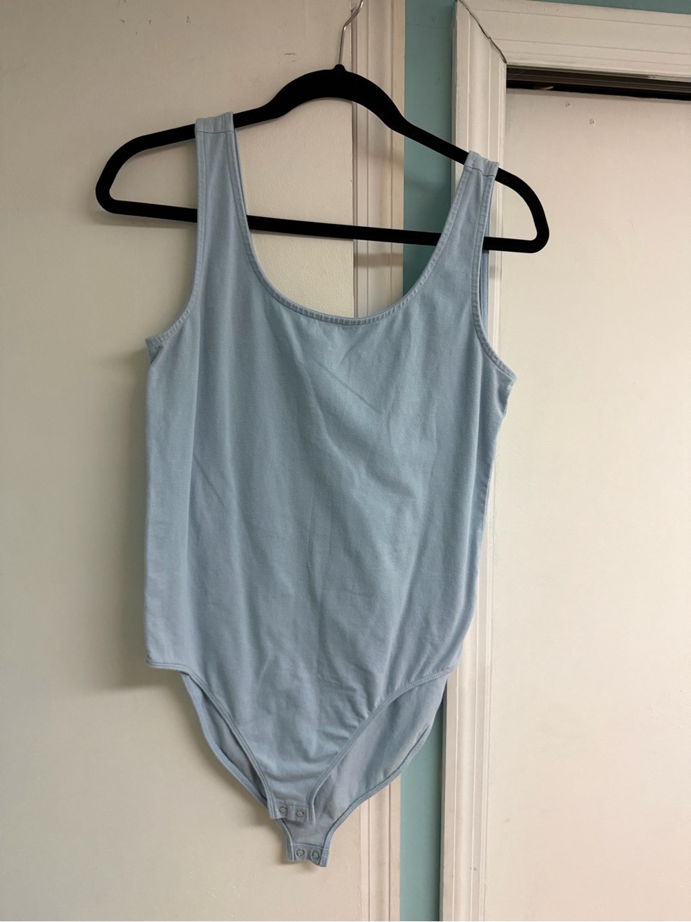 GAP Pale Blue Scoop Neck Bodysuit